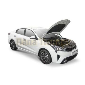 Амортизаторы капота, 2 шт. АвтоУпор для Kia Rio IV рестайлинг 2017-2020 / 2020-