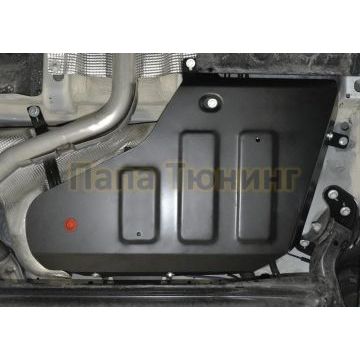 Защита топливного бака сталь 2 мм АвтоБроня для Geely Сoolray, V - 1.5 2020-2024