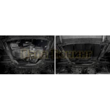 Защита картера + КПП сталь 2 мм АвтоБроня для Lada Vesta Sport, V - 1.8 2018-/Lada Vesta SW Cross, V - 1.6; 1.8, включая СVT 2017-/Lada Vesta SW, V - 1.6; 1.8, включая СVT 2017-/Lada Vesta, V - 1.6; 1.8, включая СVT 2015-