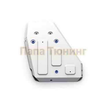 Защита топливного бака + редуктора алюминий 4 мм RIVAL для Geely Tugella, V - 2.0 2020-