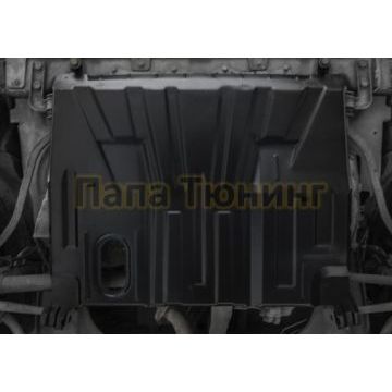 Защита картера + КПП сталь 2 мм Rival для Lada Granta, V - все 2011-/Lada Kalina, V - все 2007-2018/Datsun Mi-DO, V - 1.6 2015-2020/Datsun On-DO, V - 1.6 2014-2020