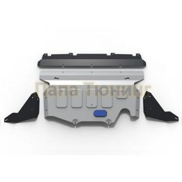 Защита картера алюминий 4 мм RIVAL для Subaru Forester, V - 2.0; 2.5; полный привод; увеличенная 2018-