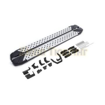 Пороги алюминиевые Rival BMW-Style V2 для Hyundai Palisade 2021-/Kia Telluride 2023-