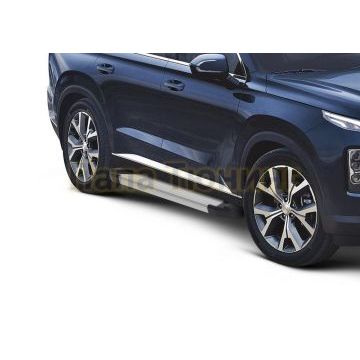 Пороги алюминиевые Rival Start для Hyundai Palisade 2021-/Kia Telluride 2023-