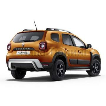 Защита заднего бампера d57 скоба Rival для Renault Duster 2021-