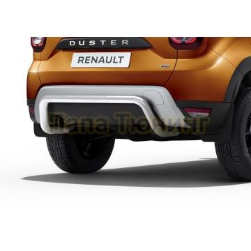 Защита заднего бампера d57 скоба Rival для Renault Duster 2021-