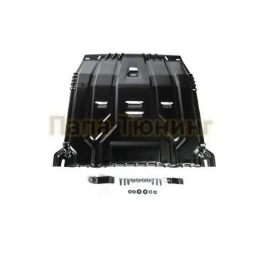 Защита картера + КПП Rival сталь 2 мм для Hyundai Palisade, V - 2.2d (220 л.с.) 2020-