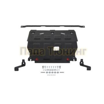 Защита картера + КПП АвтоБРОНЯ сталь 2 мм для Hyundai Elantra, V - 1.6; 2.0 2021-