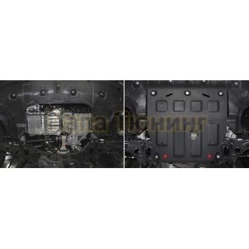 Защита картера + КПП АвтоБРОНЯ сталь 2 мм для Hyundai Elantra, V - 1.6; 2.0 2021-