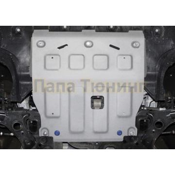 Защита картера + КПП алюминий 4 мм RIVAL для Hyundai Elantra, V - 1.6; 2.0 2021-