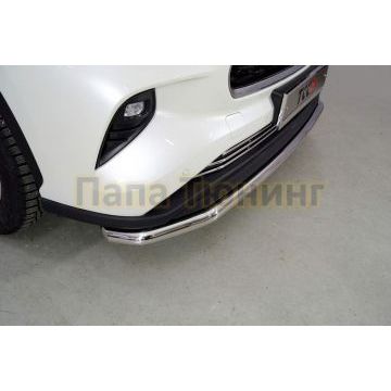 Защита передняя нижняя 60,3 мм ТСС для Toyota Highlander 2020-