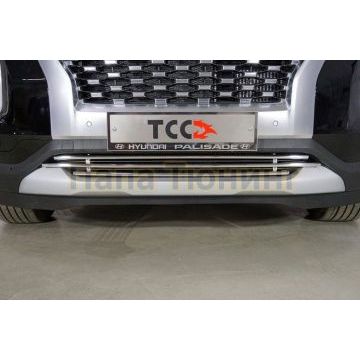 Решетка радиатора нижняя 16 мм ТСС для Hyundai Palisade 2021-