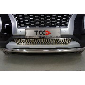 Решетка радиатора нижняя (лист) ТСС для Hyundai Palisade 2021-