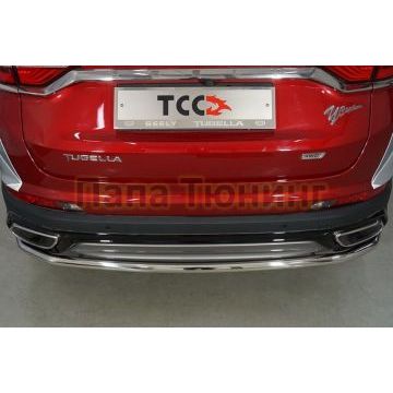 Защита задняя 42,4 мм ТСС для Geely Tugella 2020-