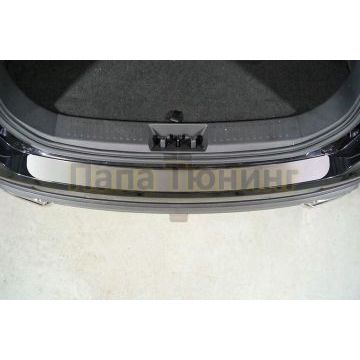 Накладки на задний бампер (лист шлифованный) ТСС для Chery Tiggo 8 pro 2021- Накладки на задний бампер (лист шлифованный) ТСС для Chery Tiggo 8 pro 2021-