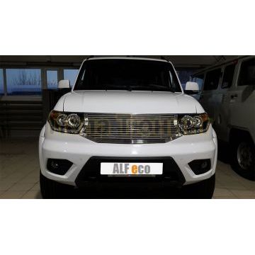 Решетка радиатора D10 ALFeko для УАЗ Патриот Пикап 2014-