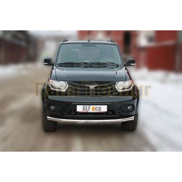 Защита передняя D 76,1 ALFeko для УАЗ Патриот Пикап 2014-