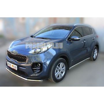 Пороги труба D 60,3 ALFeko для Kia Sportage 2018-