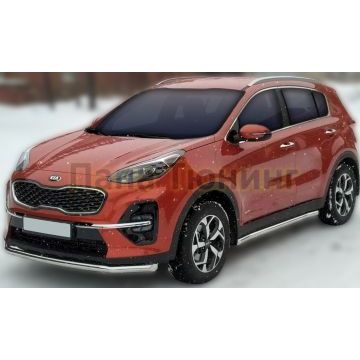 Защита передняя D 60,3 (В том числе GT-Line) ALFeko для Kia Sportage 2018-