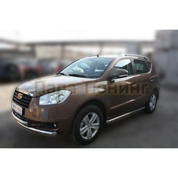 Пороги труба D 60,3 ALFeko для Geely Emgrand Х7 2016-2018