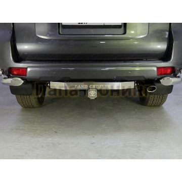 Фаркоп (оцинкованный, надпись Land Cruiser, шар E)ТСС для Toyota Land Cruiser 150 2009-