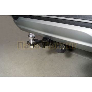 Фаркоп (оцинкованный, шар Е нерж.)ТСС для Hyundai Santa Fe 2021-