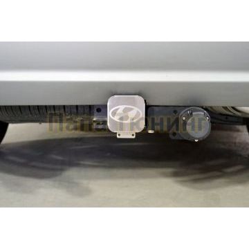 Фаркоп (оцинкованный, шар Е нерж.)ТСС для Hyundai Santa Fe 2021-