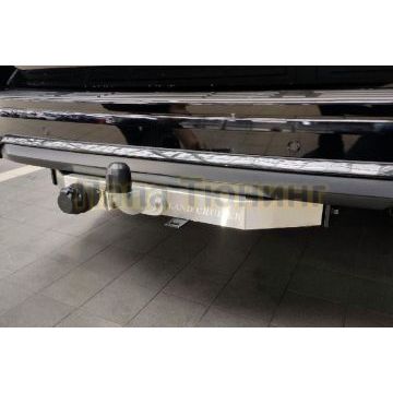 Фаркоп (оцинкованный, надпись Land Cruiser, шар F)ТСС для Toyota Land Cruiser Prado 150 Black Onyx 2020-