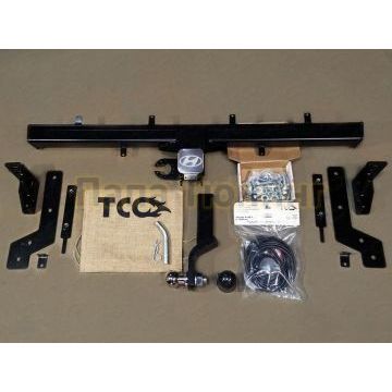 Фаркоп (оцинкованный, шар E нерж.)ТСС для Hyundai Tucson 2018-2021