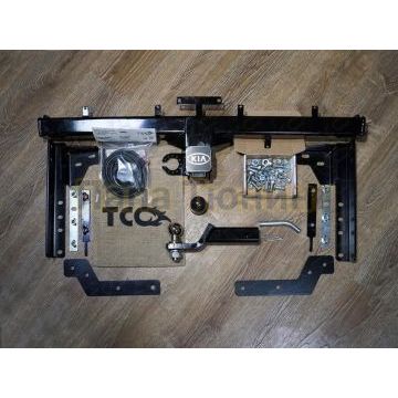 Фаркоп (оцинкованный, шар Е нерж.)ТСС для Kia Sportage 2, 2.4/ Sportage GT-Line (QL) 2018-2021