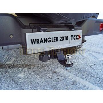 Фаркоп (оцинкованный, шар E)ТСС для Jeep Wrangler 5D (2.0T, JL) 2018- Фаркоп (оцинкованный, шар E)ТСС для Jeep Wrangler 5D (2.0T, JL) 2018-