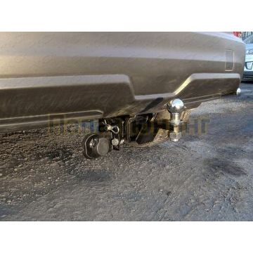 Фаркоп (оцинкованный, шар E)ТСС для Nissan Qashqai 2019-