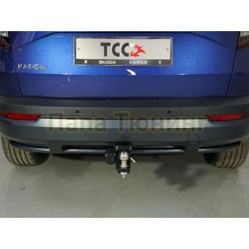 Фаркоп (оцинкованный, шар E)ТСС для Skoda Karoq 2020-