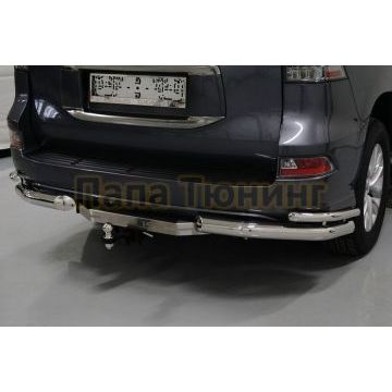 Фаркоп (оцинкованный, надпись Lexus, шар E)ТСС для Lexus GX 460 2019-