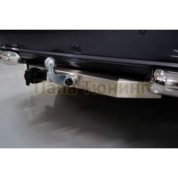 Фаркоп (оцинкованный, надпись Lexus, шар F)ТСС для Lexus GX 460 2019-