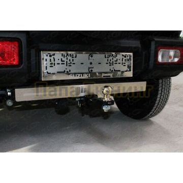 Фаркоп (оцинкованный, надпись Jimny, шар E нерж.)ТСС для Suzuki Jimny 2019-