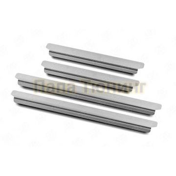 Накладки на пороги RUSSTAL (нерж., шлиф) для Kia Mohave 2020- Накладки на пороги RUSSTAL (нерж., шлиф) для Kia Mohave 2020-