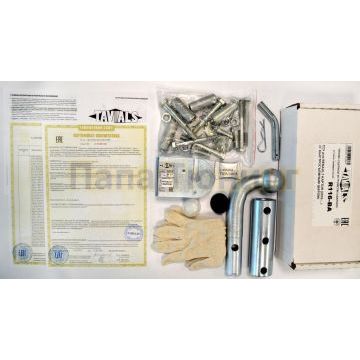 Фаркоп Лидер Плюс (с быстросъемным шаром) для TOYOTA CAMRY VIII (седан) номер кузова (ХV70) 2017-