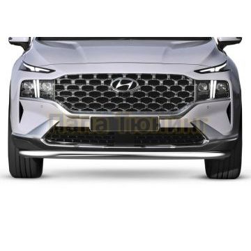 Защита переднего бампера d57 RIVAL для Hyundai Santafe 2021-