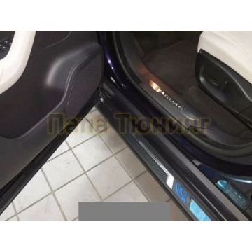 Пороги ОЕМ для Jaguar F-Pace 2016-