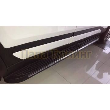 Пороги ОЕМ стиль для Kia Seltos 2019-