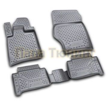 Коврики в салон полиуретан 4 штуки Autofamily для Audi Q7 2006-2015 Коврики в салон полиуретан 4 штуки Autofamily для Audi Q7 2006-2015