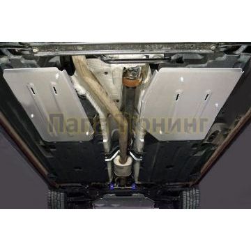 Защита бака и адсорбера (алюминий) 4мм ТСС для Geely Tugella 2020-