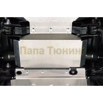 Защита картера и переднего редуктора (алюминий) 4мм ТСС для Kia Mohave 2020- Защита картера и переднего редуктора (алюминий) 4мм ТСС для Kia Mohave 2020-