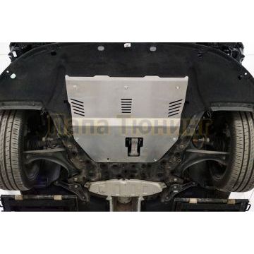 Защита картера и КПП (алюминий) 4мм ТСС для Hyundai Sonata 2020-/Kia K5 2.0L 2020-