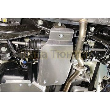 Защита заднего редуктора (алюминий) 4мм ТСС для Kia Seltos 2020- Защита заднего редуктора (алюминий) 4мм ТСС для Kia Seltos 2020-