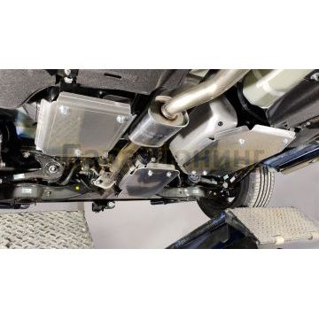 Защита бака и адсорбера (алюминий) 4мм ТСС для Kia Seltos 2020-