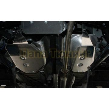 Защита бака (алюминий) 4 мм (комплект 2 шт) ТСС для Toyota RAV4 (XA50) 2019- Защита бака (алюминий) 4 мм (комплект 2 шт) ТСС для Toyota RAV4 (XA50) 2019-