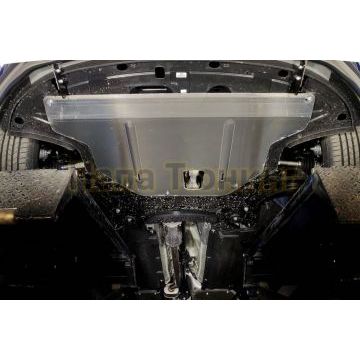 Защита картера и КПП (алюминий) 4мм ТСС для Kia Seltos 2020-/Kia Soul 2019-