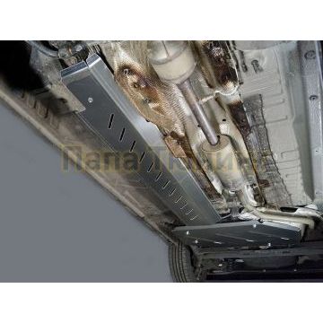 Защита топливных магистралей (алюминий) 4 мм ТСС для Renault Logan Stepway 2019-